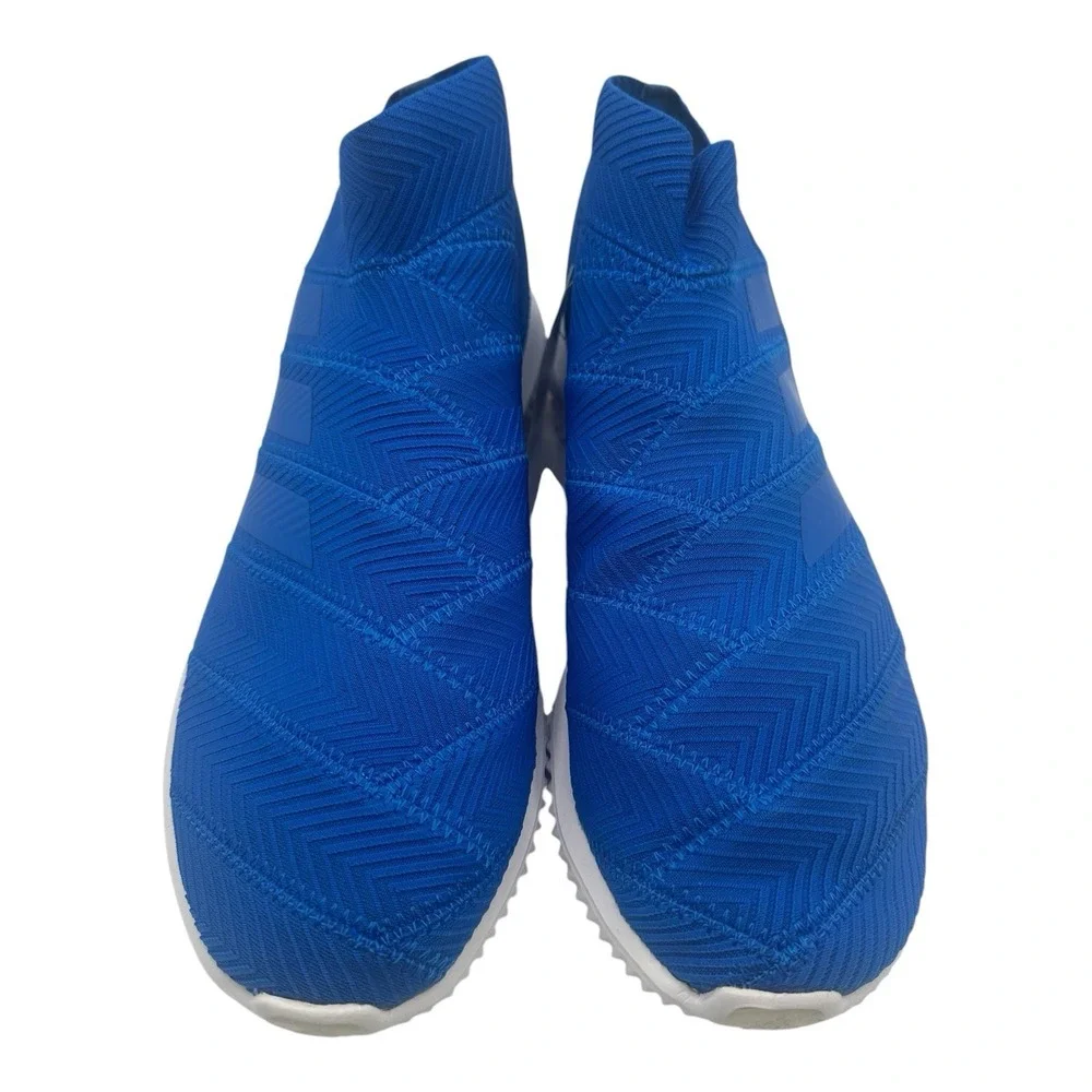 Adidas Nemeziz Tango 18.1 TR Football Soccer Shoes Mens Sz 9.5 Blue/White AC7355